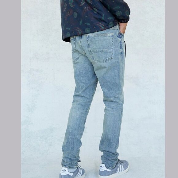 NWT PacSun Gray Stacked Skinny Jeans Size 32” - Picture 2 of 7